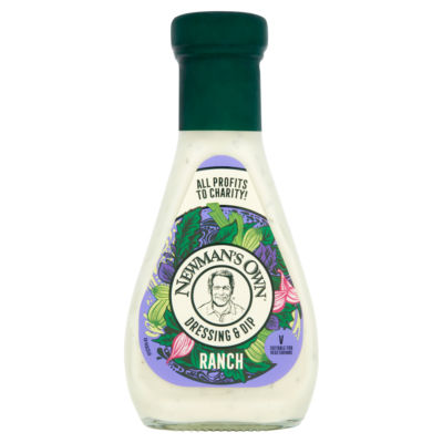 Newman's Own Ranch Dressing & Dip 250ml, imported from the UK