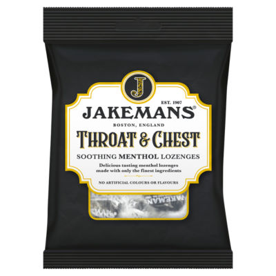 Jakemans aniseed eucalyptus menthol lozenges 160g, UK version
