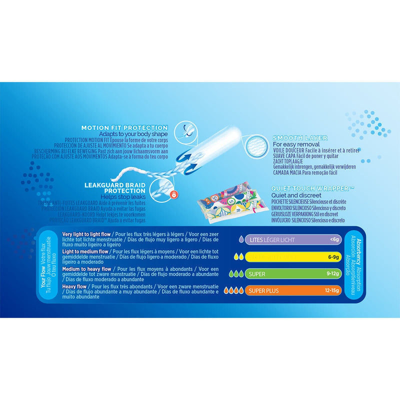 Tampax Pearl Compak Regular Tampons 4 x 24 pack (British brand)