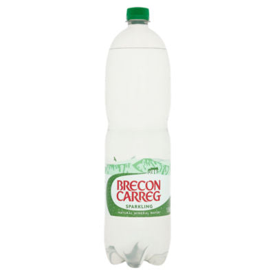 Brecon sparkling natural mineral water 1.5L, UK version