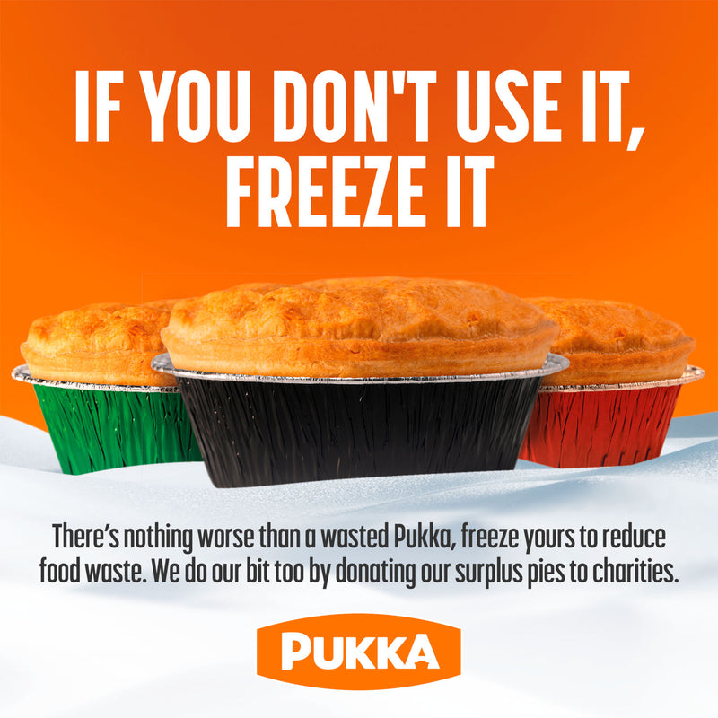 Pukka All Steak Pie 209g, imported from the UK