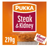 Pukka Steak and Kidney Pie Ready Meal 219g Pastry Dish