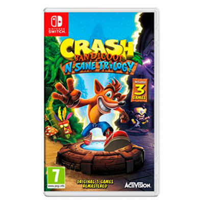 Nintendo Crash Bandicoot N. Sane Trilogy for Nintendo Switch, imported from the UK