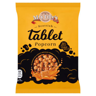 Mrs Tilly's Scottish tablet popcorn 170g (British brand)