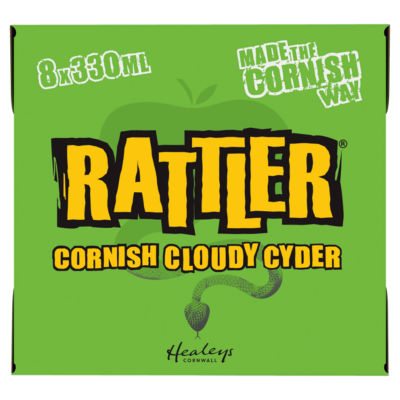 healey's rattler cornish cloudy cider multipack 8x330ml, UK version