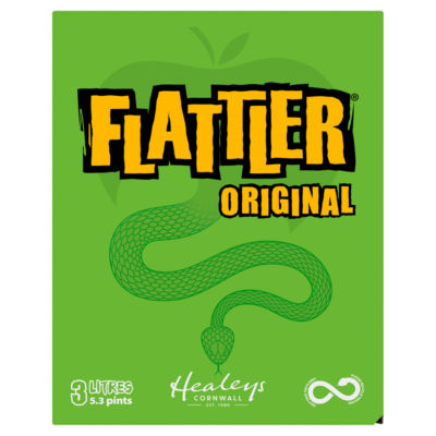 Healeys Flattler Original cloudy cider 3L, UK version