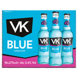 VK Blue Mixed Berry vodka mix multipack 10 x 275ml (British brand)