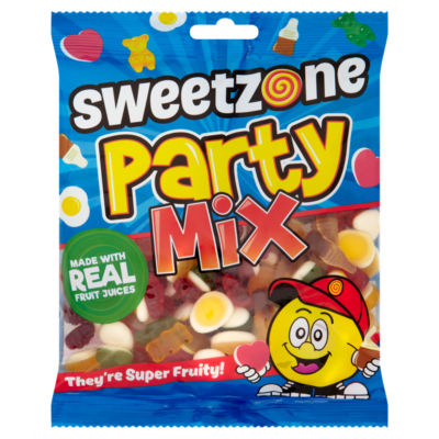 SweetZone assorted fruit flavour chewy gums 200g (British brand)