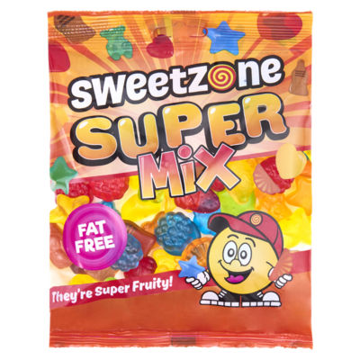 SweetZone sweet foam gums Fizzy Super Mix 170g, imported from the UK