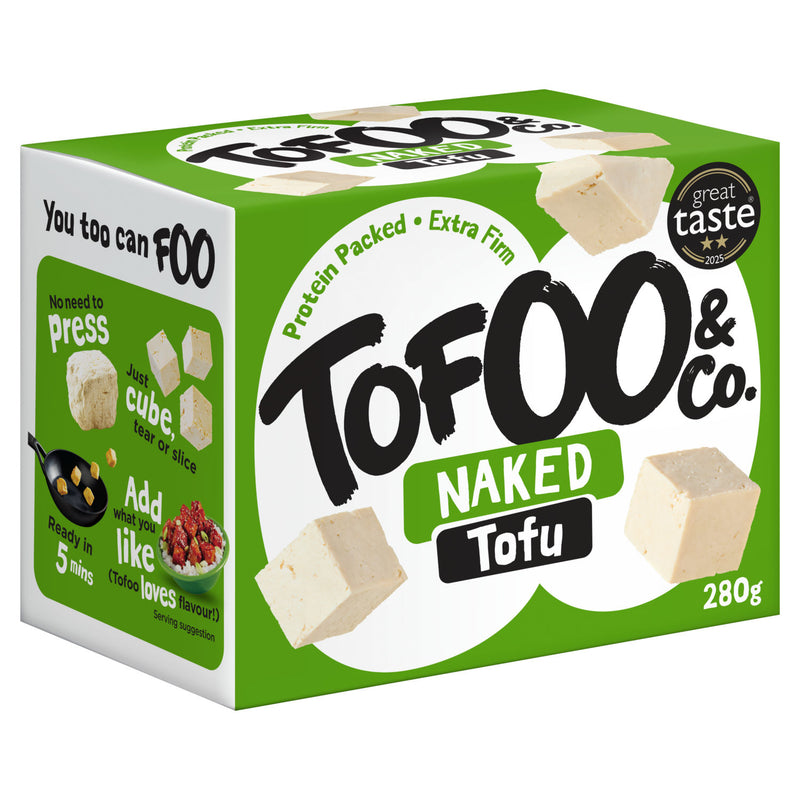 The Tofoo Co. Naked Organic Tofu 280g (British brand)