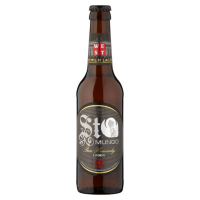 West St. Mungo premium lager 330ml, UK version
