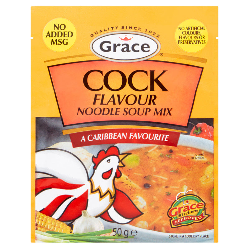 Grace Foods Chicken Flavour Soup Mix 50g, UK version