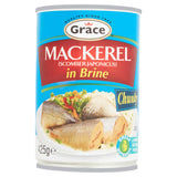 Grace mackerel in brine 425g (British brand)