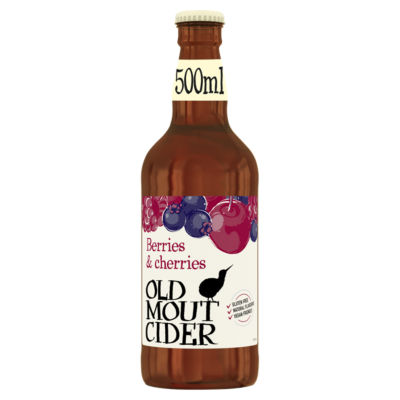 Old Mout ciders Berries & Cherries 500ml, imported from the UK