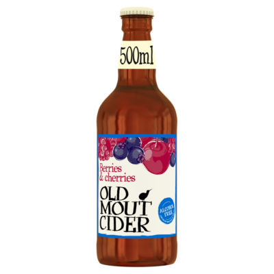 ASDA Old Mout Berries & Cherries Alcohol Free Cider 500ml- Buy online at McGrocer
