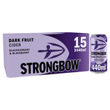 Strongbow Dark Fruit cider 440ml can 15-pack - British product