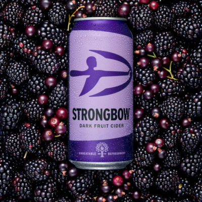 Strongbow Dark Fruit cider 440ml can 15-pack - British product