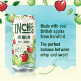 Inch's medium apple cider multipack 15x440ml (British brand)