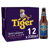 Tiger lager beer 330ml bottle (British brand)