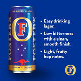 Foster's lager beer 12 cans 440ml - British product