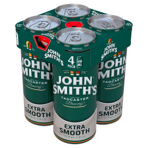 ASDA John Smiths Extra Smooth Yorkshire Ale Multipack Cans 4x440ml- Buy online at McGrocer