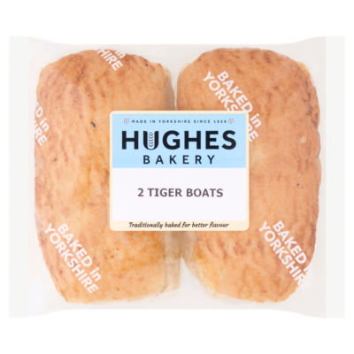 Hughes Bakery tiger boats 2 pack, UK version from trusted British bakery