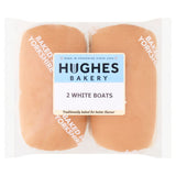 Hughes Bakery White Boats Pitta Bread 2 Pack, UK version