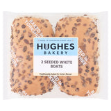 Hughes Bakery seeded white boats, imported from the UK