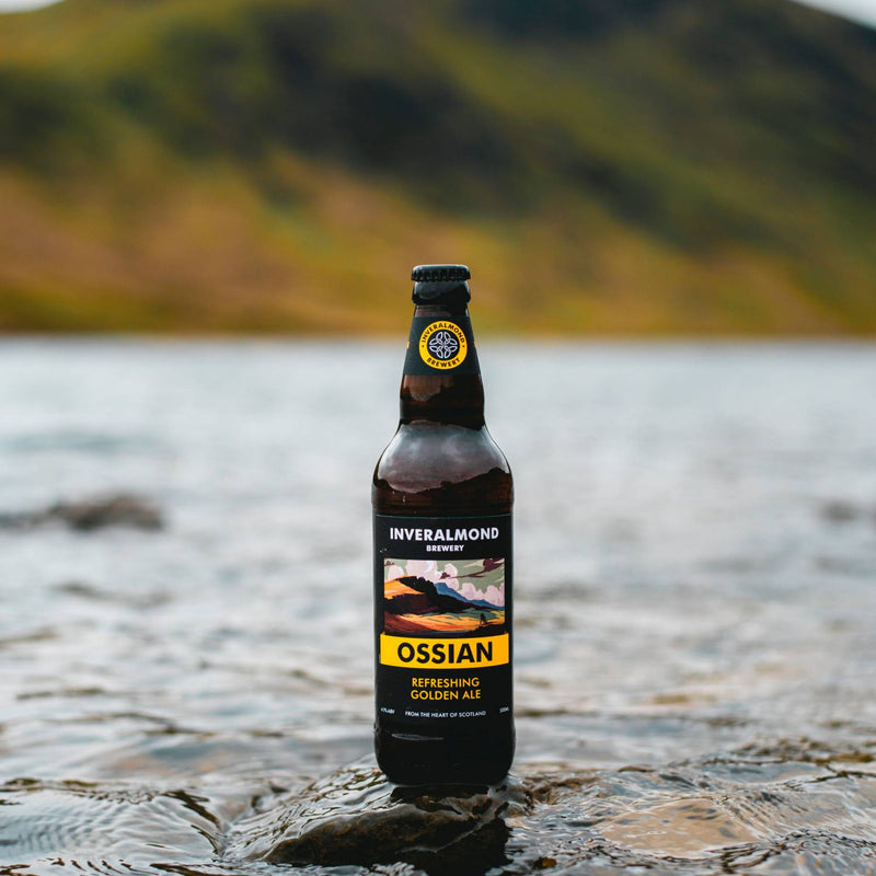 Inveralmond Brewery Ossian golden ale 500ml, imported from the UK