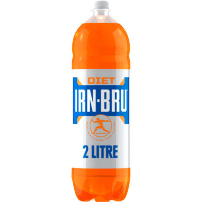 IRN-BRU Diet soft drink 2L, UK version