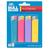 Bull Brand elektronisches Feuerzeug 4er-Pack - Britisches Produkt