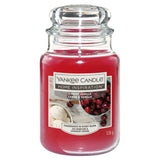 ASDA Yankee Candle Home Inspiration Large Candle Cherry Vanilla Scented Candle 538g- Buy online at McGrocer