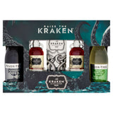 The Kraken black spiced rum flavoured soda (British brand)