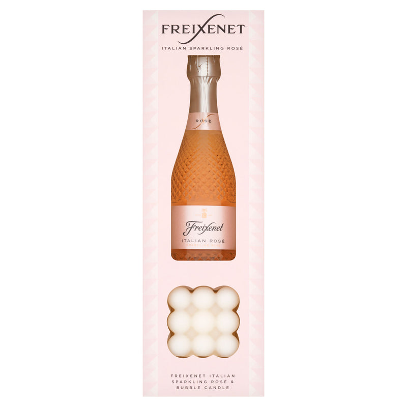 Friexinet Sparkling Rosé & Bubble Candle Gift Set 20cl - British product