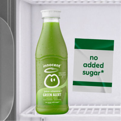 Innocent Green Alert apple pear cucumber juice 750ml, UK version