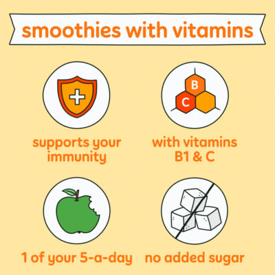 Innocent Citrus Defence smoothie mandarin carrot ginger 750ml, imported from the UK