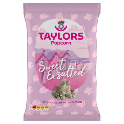 Taylors sweet and salted popcorn 100g (British brand)