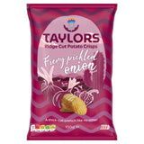 Taylors Fiery Pickled Onion crisps 150g, imported from the UK