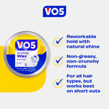 VO5 hair styling wax product (British brand)