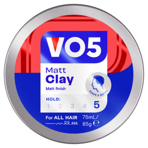 Matt Finish Hair Styling Clay with Long-Lasting Hold 85g