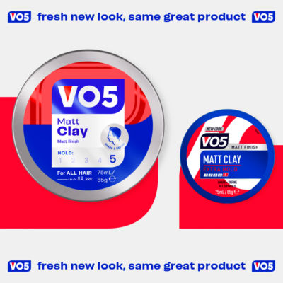 VO5 Matt Clay hair styling clay 85g (British brand)