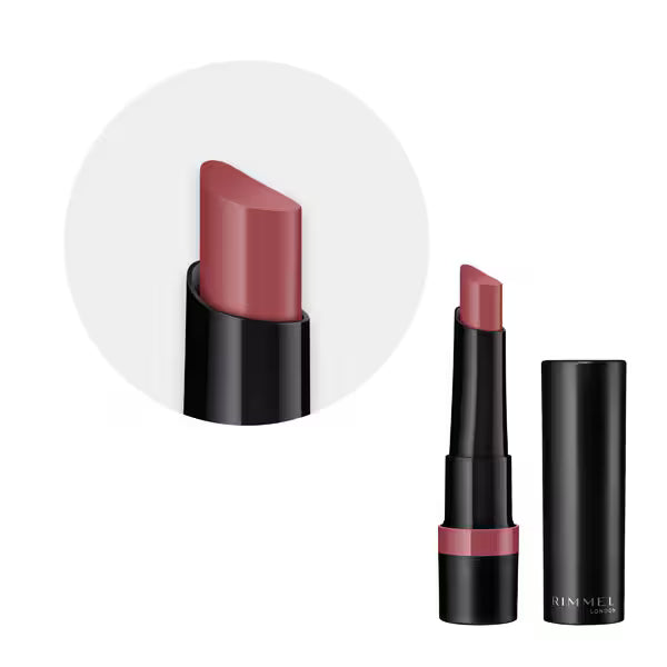 Rimmel Lasting Finish Matte Lipstick Mauve Bliss, imported from the UK