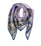 Aspinal of London silk floral print scarf imported from the UK