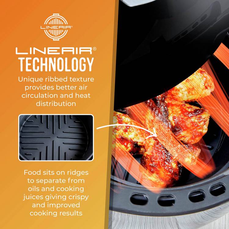 Tower silicone air fryer foldable trays set of 2 - British product