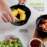 Tower silicone air fryer foldable trays set of 2 - British product