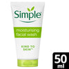 Simple Moisturising Facial Wash 50ml (British brand)