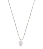 Anita Ko white gold diamond palm leaf necklace - British product
