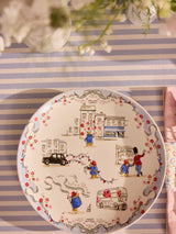 Next Cath Kidston Multi Paddington Goes to Town Stoneware Side Plate 22cm- Buy online at McGrocer