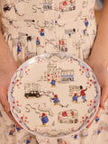 Cath Kidston Paddington Goes to Town side plate 22cm - British product