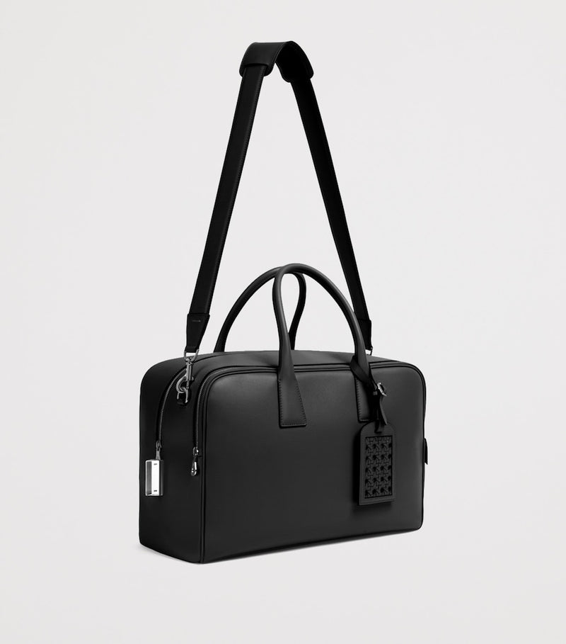 Aviteur Leather Cristallo Holdall medium travel bag - British product